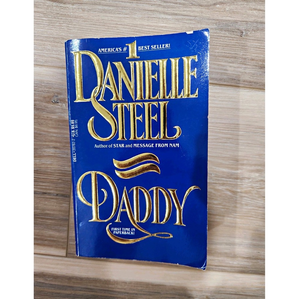 Danielle Steel Daddy Paperback Reprint Dell Publishing 1990 Fiction Family Novel